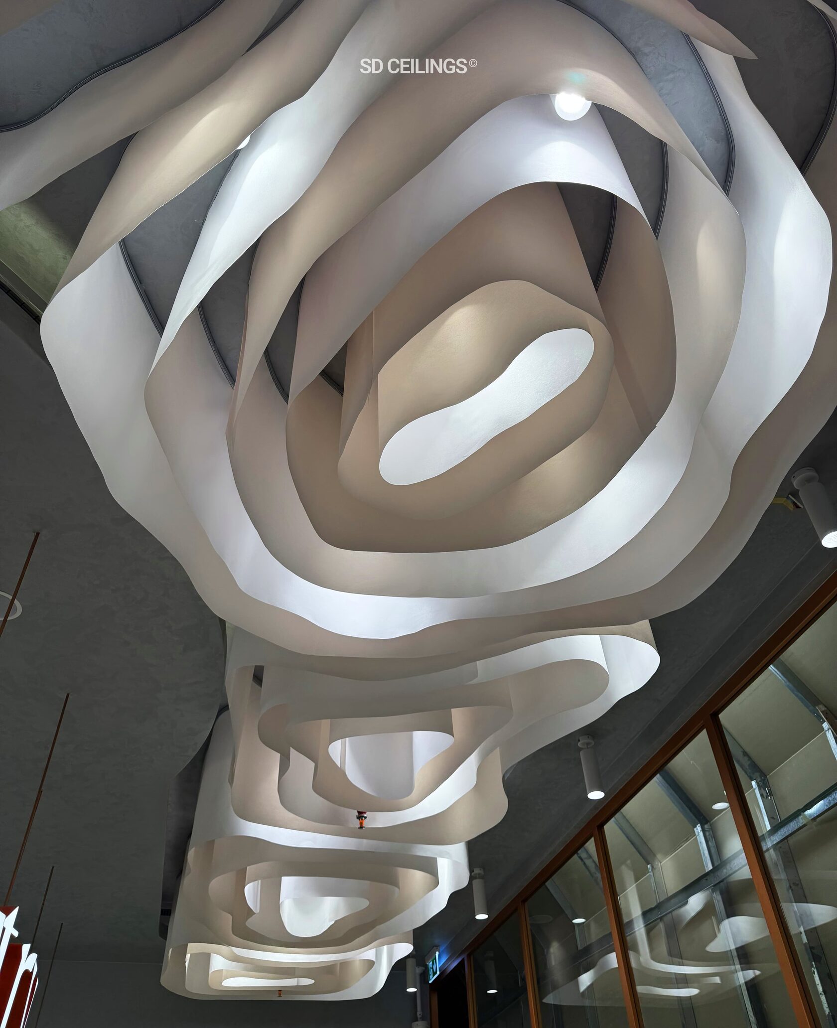 WAVE FABRIC CEILINGS 4