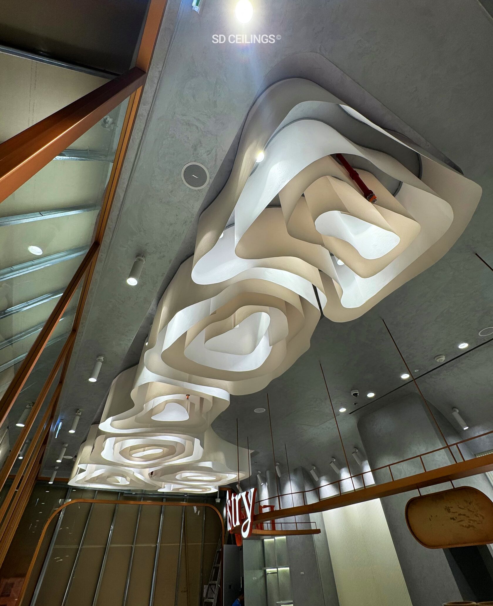 WAVE FABRIC CEILINGS 5