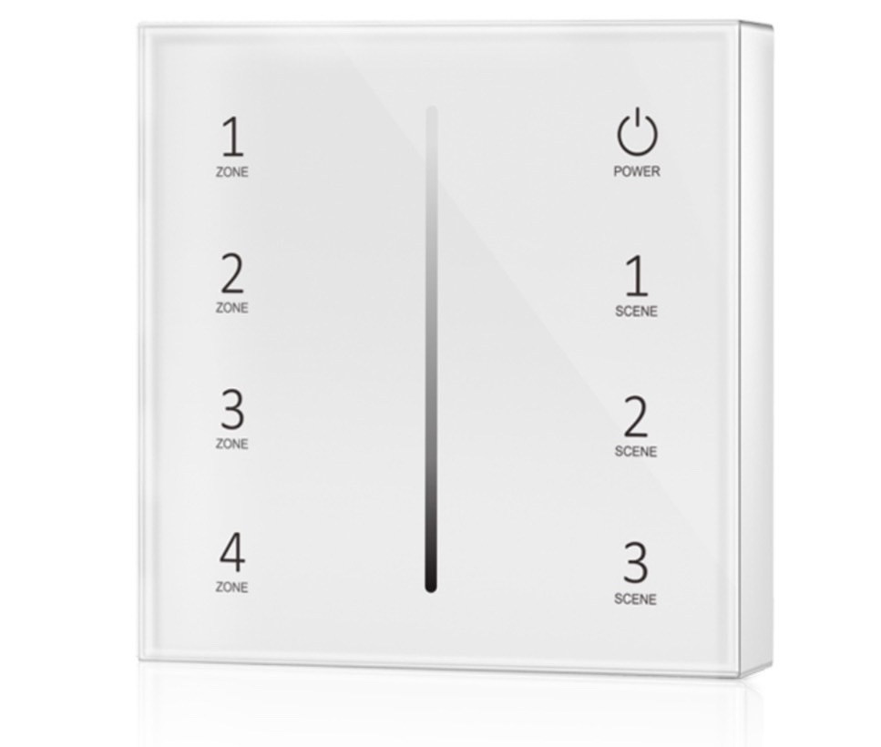 Công tắc cảm ứng 4 vùng LED