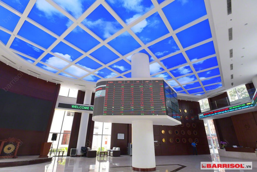 giấy dán trần nhà 3d