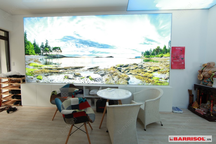 giấy dán trần nhà 3d