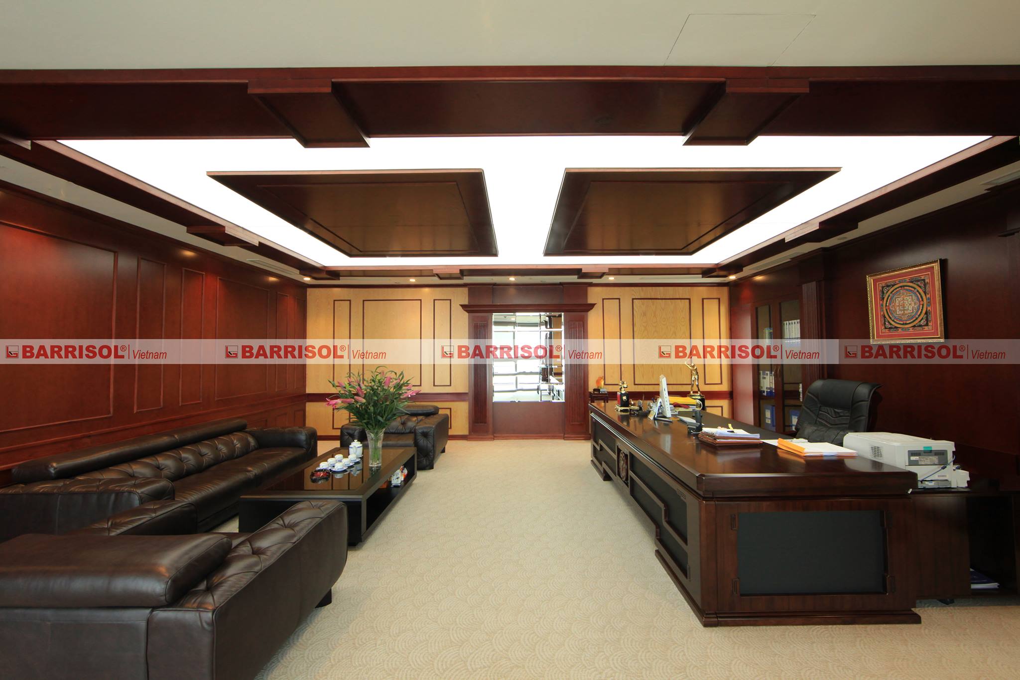 thiết kế nội thất phòng giám đốc
