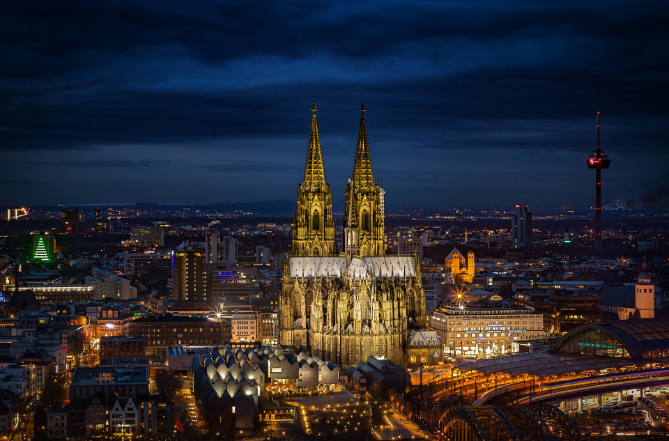 Nhà thờ Cologne ở Đức có thiết kế độc đáo mang đậm dấu ấn Gothic (Nguồn: Internet)
