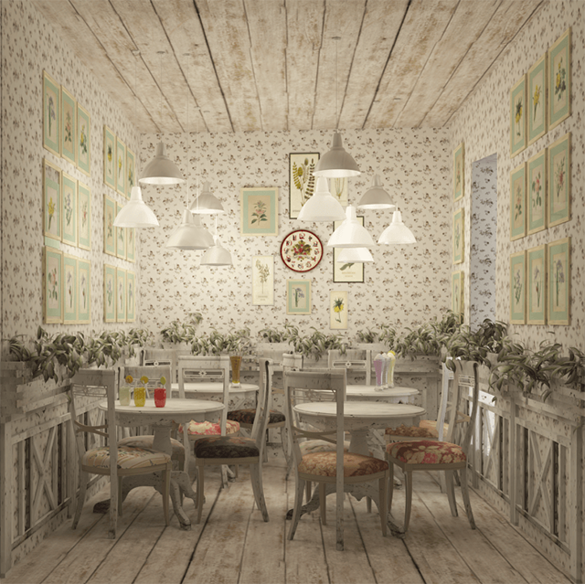 mẫu quán cà phê đẹp 19