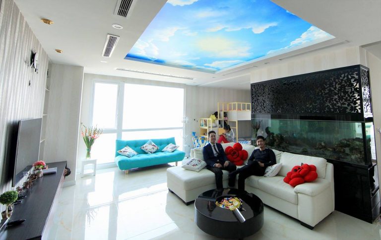 Những mẫu nhà đẹp nhờ trần xuyên sáng Barrisol