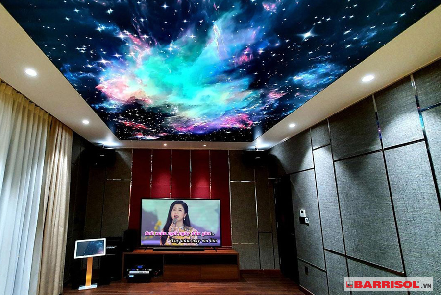 Thiết kế đột phá với trần nhà 3D galaxy ảo diệu