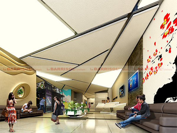 trần nhà đẹp barrisol việt nam