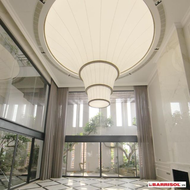 dụ án trần xuyên sáng 3d barrisol biệt thự tô ngọc vân