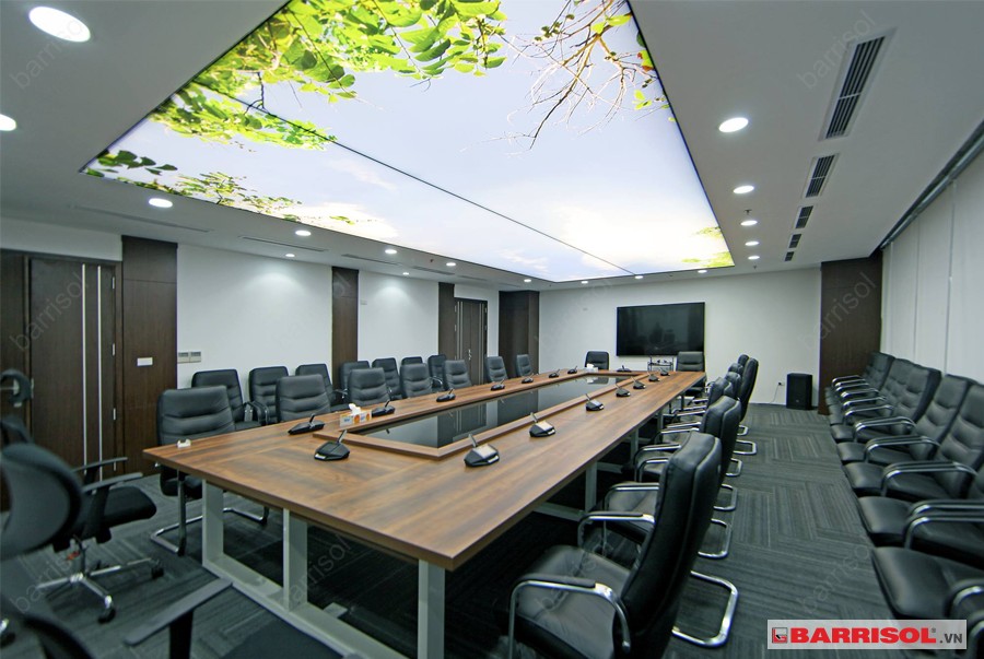 Tổng hợp mẫu trần nhà đẹp cho thiết kế phòng họp hiện đại