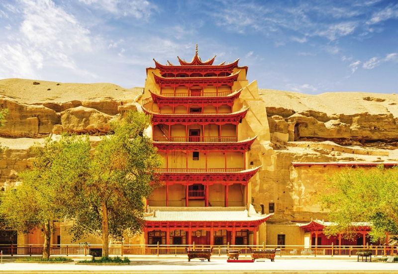 Hang động Mogao - công trình kiến trúc nổi tiếng của Trung Quốc