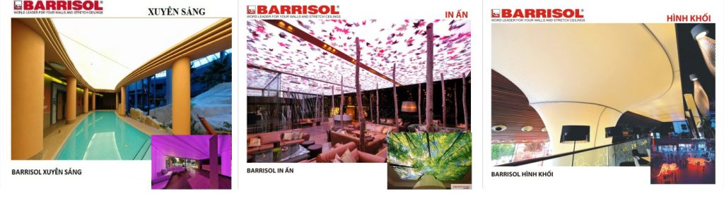 trần căng xuyên sáng barrisol việt nam