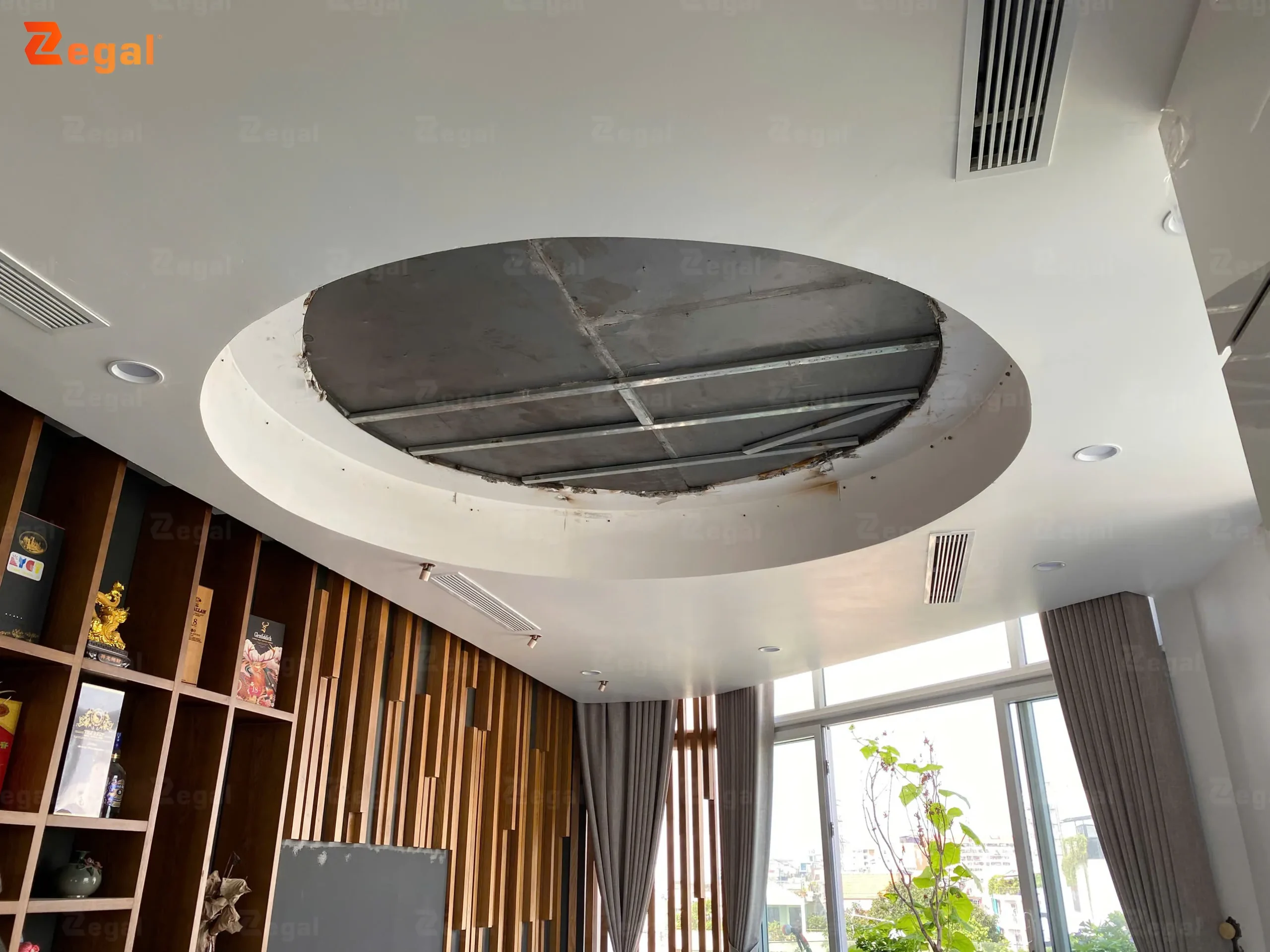 Có nhiều loại khung từ Barrisol phù hợp với các không gian khác nhau
