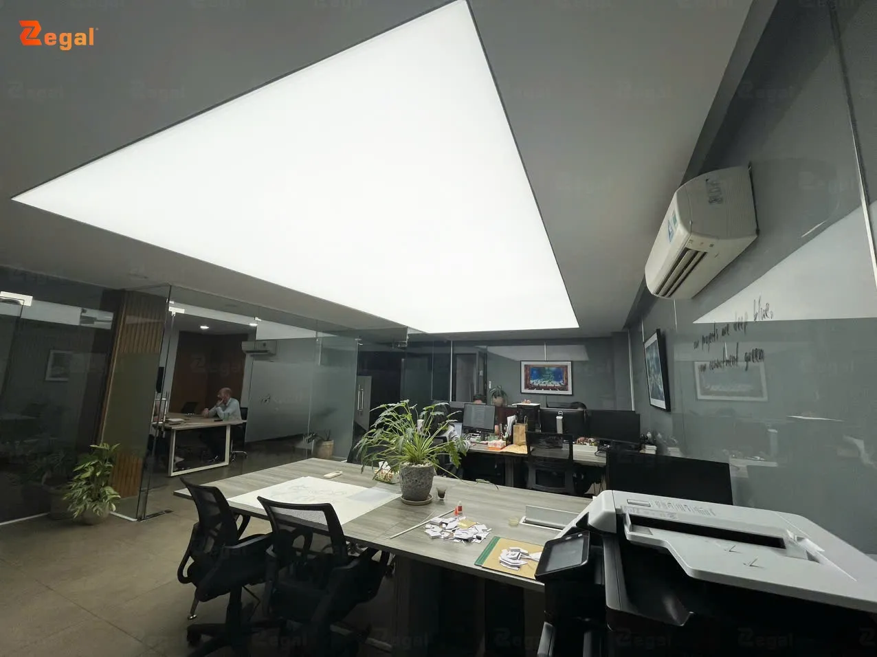 Trần xuyên sáng của Barrisol là một lớp vật liệu khuếch tán ánh sáng tinh tế